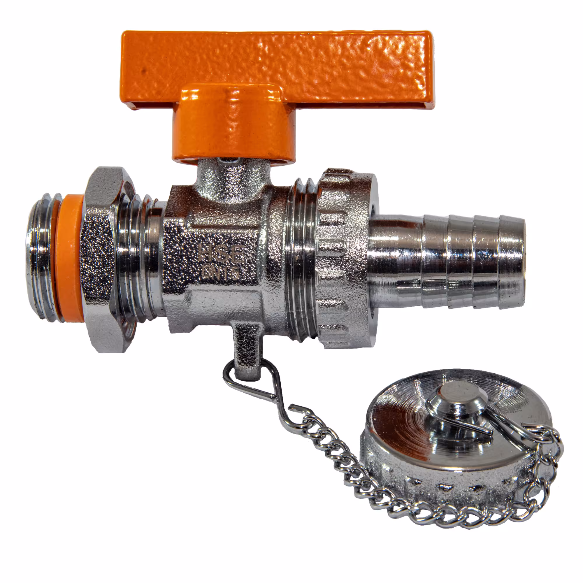 Robinet KFE DN 15 (1/2") pour le système solaire avec poignée à ailettes orange amovible pour remplir, rincer, vidanger ou purger l'installation de la catégorie Robinets à boisseau sphérique et robinets d'arrêt avec le GTIN 4029652055646 Robinet KFE DN 15 (1/2") pour l'installation solaire avec une poignée à ailettes orange amovible pour remplir, rincer, vidanger ou purger l'installation de la marque Hermann Schmidt de la gamme de raccords de tuyauterie