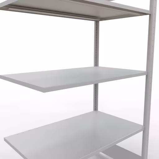 Rayonnage supplémentaire, rayonnage à étagères, système enfichable MULTIplus150, 2000 x 1000 x 600 mm, 5 étagères, gris clair RAL 7035 de Schulte Lagertechnik avec le réf. 32665-LR