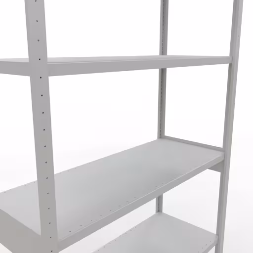 Figure n° 13 de l'article étagère de base, système d'étagères enfichables MULTIplus250, 3000 x 1300 x 500 mm, 7 étagères, RAL 7035 gris clair du groupe de produits système enfichable de Schulte Lagertechnik