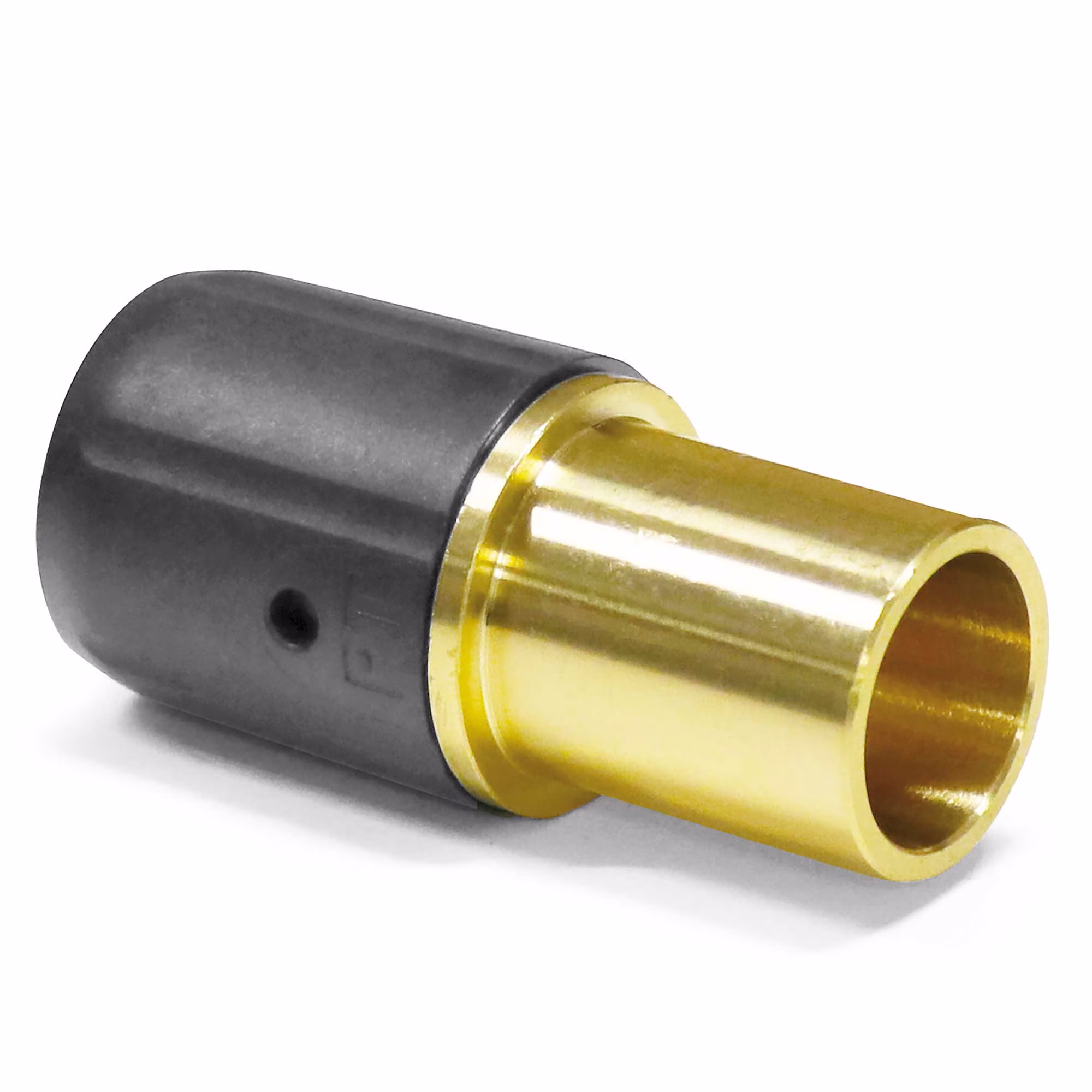 Raccord enfichable Pipetec pour tube composite aluminium 20x2 mm vers tube cuivre 22 mm à sertir de la marque Pipetec Adaptateur enfichable pour tube en cuivre à sertir de la catégorie Raccords enfichables avec le numéro d'article SPUEK2022P