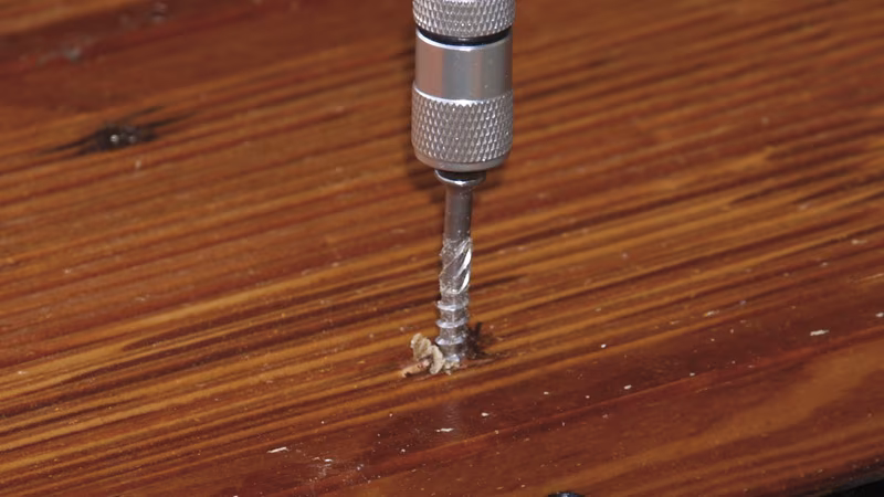 Vite per decking in acciaio inox (C1) 5x50 mm con punta, 1 confezione = 100 pezzi Holz, Hartholz, Maschine, Schraube