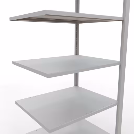 Produktbild Nr 13 des Artikels Anbauregal, Büro-Fachbodenregal Stecksystem MULTIplus150, 2300 x 750 x 600 mm (HxBxT), 7 Fachböden, Längenriegel, ohne Mittelanschlag, lichtgrau Abbildung Nr 13 des Artikels Anbauregal, Büro-Fachbodenregal Stecksystem MULTIplus150, 2300 x 750 x 600 mm (HxBxT), 7 Fachböden, Längenriegel, ohne Mittelanschlag, lichtgrau aus der Produktgruppe Büroregale von der Marke Schulte Lagertechnik