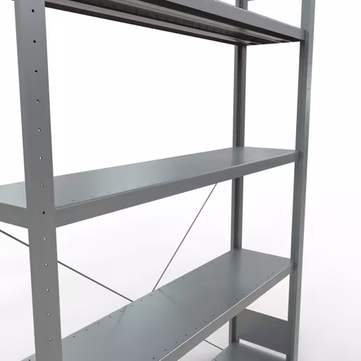 Produktbild Nr 15 des Artikels Stecksystem Grundregal 2000x1300x300 mm, Typ 250 kg, verzinkt Abbildung Nr 15 des Artikels Stecksystem Grundregal 2000x1300x300 mm, Typ 250 kg, verzinkt aus der Produktgruppe Stecksystem von der Marke Schulte Lagertechnik