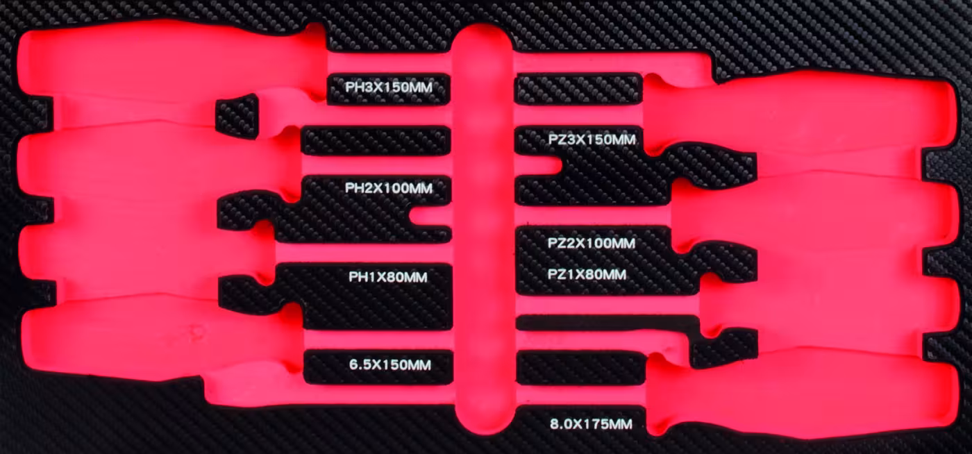 Inserto cacciavite per 8 viti Phillips PH, PZ e SL di PROJAHN Cacciavite ad inserimento per 8 viti Phillips PH, PZ e SL, sistemi organizzativi e carrelli da officina