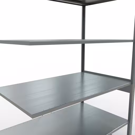Représentation supplémentaire de l'article Tablette supplémentaire avec système enfichable 2500x1300x800 mm, type 150 kg, galvanisée à partir de la tablette supplémentaire