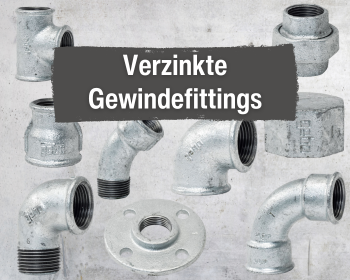 Verzinkte Gewindefittings