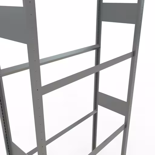 Étagère de base, étagère pour roues/pneus, 4500 x 1050 x 400 mm, galvanisée, 6 niveaux de rangement de Schulte Lagertechnik de la catégorie étagères