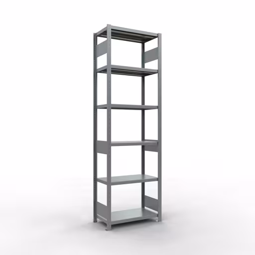 Figure n° 13 de l'article étagère de base, étagère, système enfichable MULTIplus250, 2500 x 750 x 400 mm, 6 étagères, galvanisé du groupe de produits système enfichable de la marque Schulte Lagertechnik
