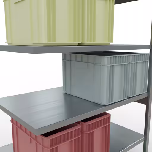 Étagère complémentaire système enfichable 2500x1300x800 mm, type 250 kg, galvanisée de la catégorie étagère complémentaire avec le GTIN 4004514218063 Étagère supplémentaire pour système enfichable 2500x1300x800 mm, type 250 kg, galvanisée de la marque Schulte Lagertechnik de la gamme de produits pour système enfichable