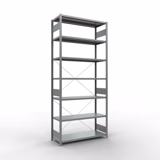 Étagère de base système enfichable 3000x1300x500 mm, type 250 kg, galvanisée, étagère de base, réf. 12952-130
