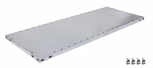 Figura n. 7 dell'articolo ripiano aggiuntivo MULTIplus85 1000 x 500, zincato, inclusi 4 supporti per ripiani del gruppo di prodotti scaffali per ufficio della marca Schulte Lagertechnik