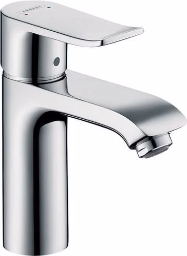 Miscelatore monocomando per lavabo Hansgrohe METRIS 110 diametro nominale 15 ComfortZone 110 senza piletta di scarico, finitura cromata, marca Hansgrohe Miscelatore monocomando per lavabo METRIS 110 cromato, diametro nominale 15 mm, HANSGROHE, della categoria rubinetteria per lavabo con codice articolo 6000536132