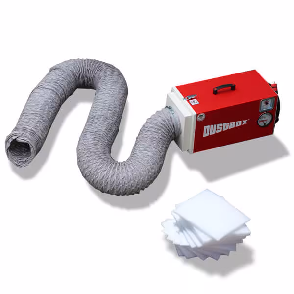 DustBox BG BAU pacchetto 1000, deumidificazione, ventilazione, purificazione dell'aria, articolo n. Pacchetto BG BAU 1000