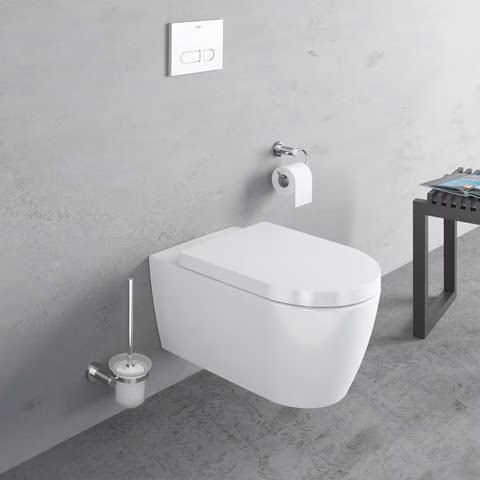 Detailbild 4042988 Set per WC sospeso Duravit ME by Starck, senza bordo, scarico Durafix, bianco, incluso sedile del WC con chiusura ammortizzata