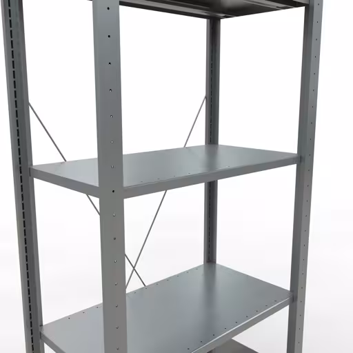 Étagère de base, étagère, système enfichable MULTIplus150, 2000 x 750 x 400 mm, 5 étagères, galvanisée de Schulte Lagertechnik de la gamme de produits du système enfichable