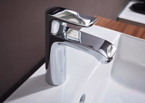 Detailbild 4076657 Hansgrohe METRIS 110 Miscelatore monocomando per lavabo, larghezza nominale 15 ComfortZone 110 con scarico G 1 1/4" cromo