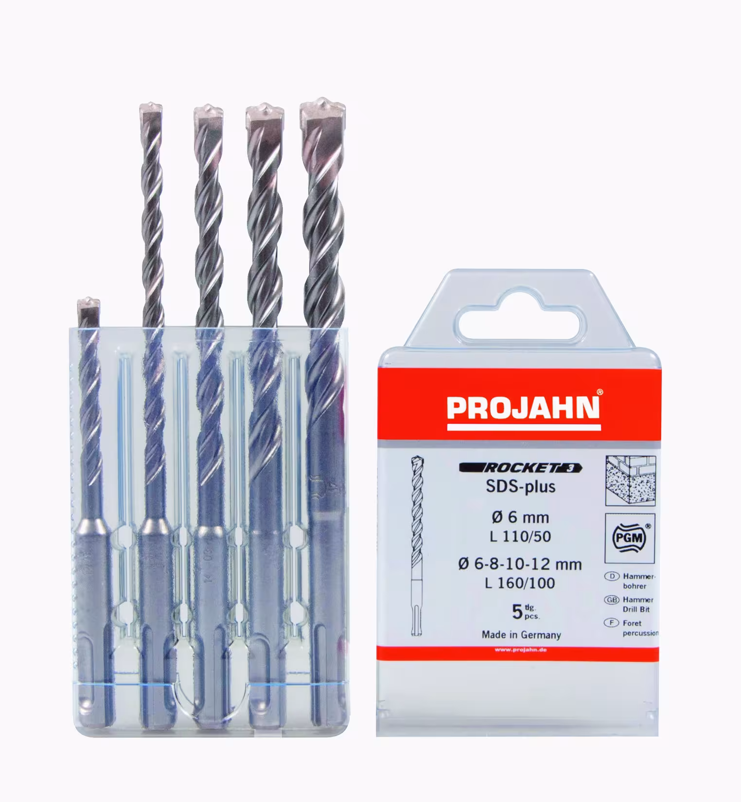 Trapano a percussione Rocket 3 set 5 pezzi. di PROJAHN Trapano a percussione Rocket 3 set 5 pezzi, trapano, articolo n. 83045