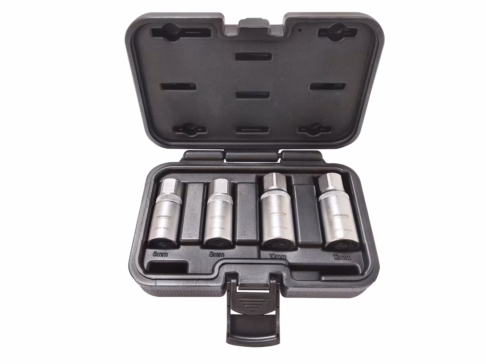1/2" (12.5mm) Steckschlüssel-Satz für Gewindestangen, Stockschrauben und Stehbolzen M6-M8-M10-M12 4-teilig aus der Kategorie Steckschlüssel Sätze & Einzelteile mit der Artikelnummer 3063