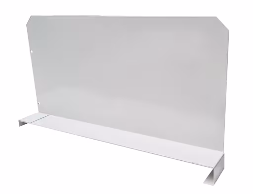 Séparateur de compartiments, 500 x 200 mm (P x H), gris clair RAL 7035 pour étagères MULTIplus85 et MULTIplus150 de Schulte Lagertechnik de la catégorie étagères de bureau