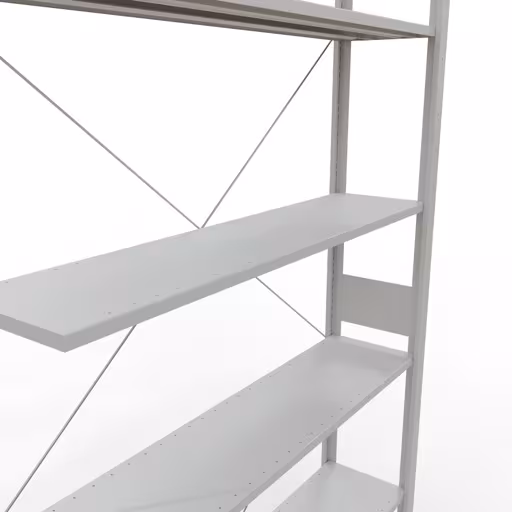 Sistema a innesto scaffale aggiuntivo 3000x1300x300 mm, tipo 150 kg, grigio chiaro della categoria scaffale aggiuntivo con GTIN 4004514292704 Ripiano aggiuntivo con sistema a innesto 3000x1300x300 mm, tipo 150 kg, grigio chiaro della marca Schulte Lagertechnik dalla gamma di prodotti Sistema a innesto