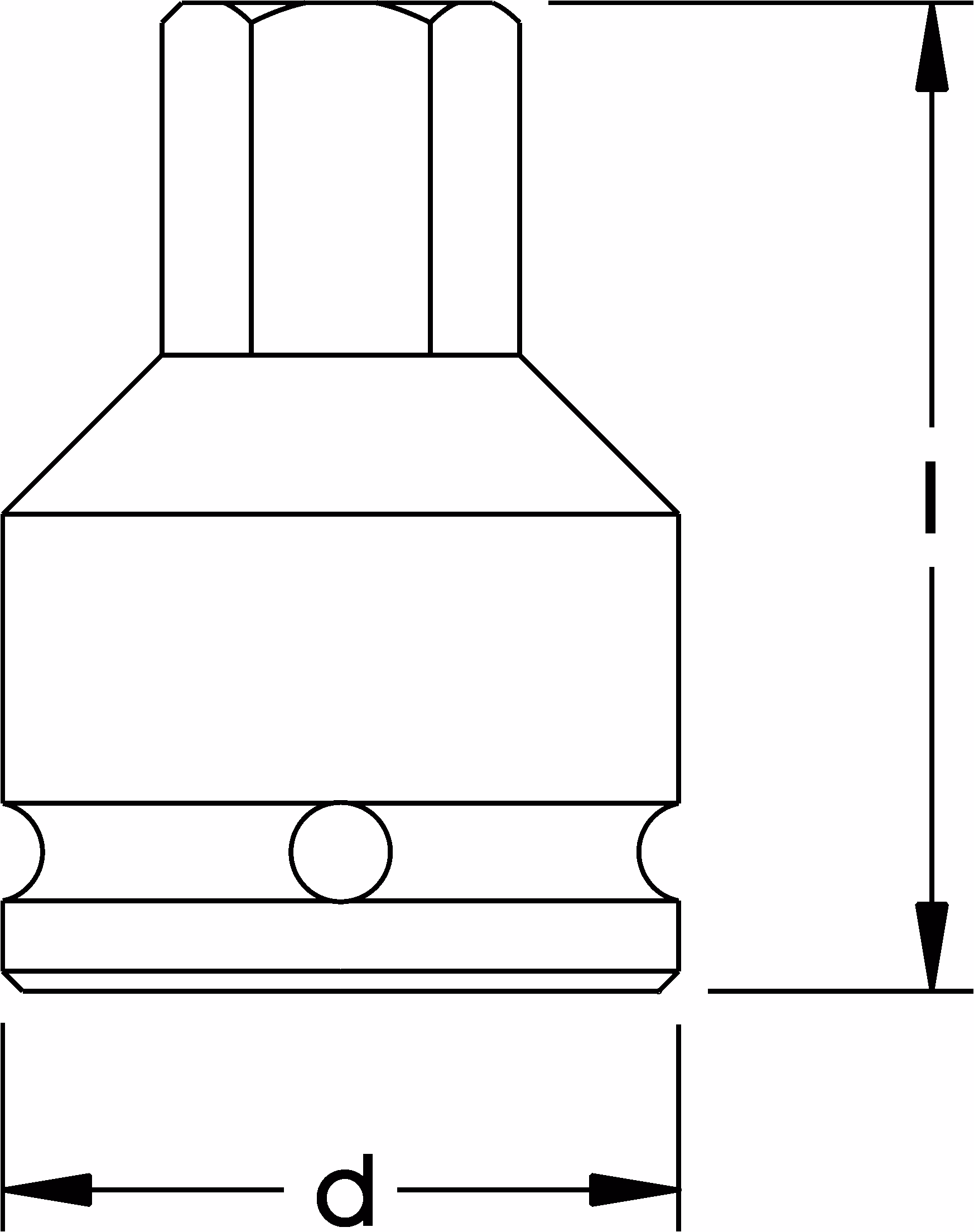 Bussola per avvitatore elettrico 1/2", TORX®, ELORA-790TX della marca ELORA dalla categoria bussola per avvitatore elettrico 1/2"