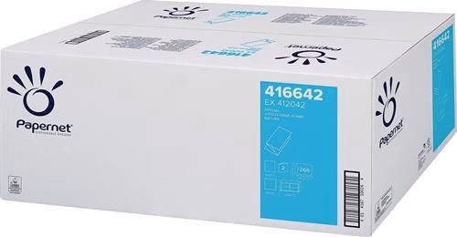 Asciugamano piegato, a 2 veli, bianco, lunghezza circa 240 mm x larghezza circa 230 mm, marca Papernet Carta assorbente bianca a 2 veli piegata, di circa 240 mm di lunghezza x circa 230 mm di larghezza, appartenente alla categoria Panni per la pulizia, Asciugamani, Rotoli di carta assorbente, codice articolo 9000469125