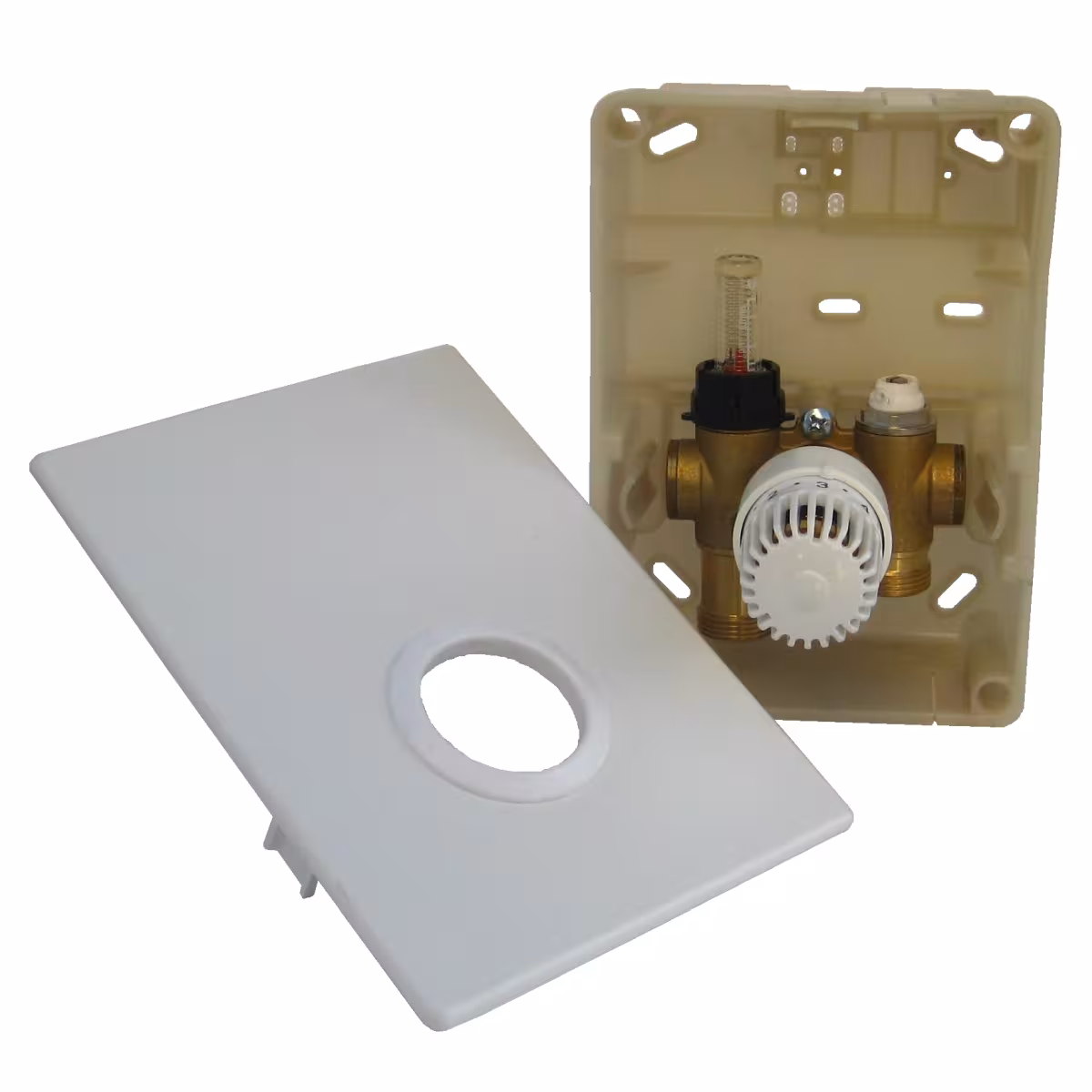 Scatola di controllo Valvola SI RTL UP | Limitatore di temperatura di sicurezza per riscaldamento a pavimento ad acqua calda di HoWaTech Scatola di controllo HoWaTech Valvola SI RTL UP | Limitatore di temperatura di sicurezza per riscaldamento a pavimento ad acqua calda, controllo del riscaldamento a pavimento ed impianto elettrico, articolo n. 902054