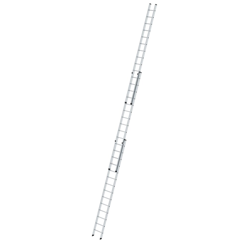 Munk Sprossen-Schiebeleiter 3-teilig ohne Traverse 3x14 Sprossen von Günzburger Steigtechnik Munk Sprossen-Schiebeleiter 3-teilig ohne Traverse aus der Kategorie Schiebeleitern, Seilzugleitern mit der Artikelnr. 020314