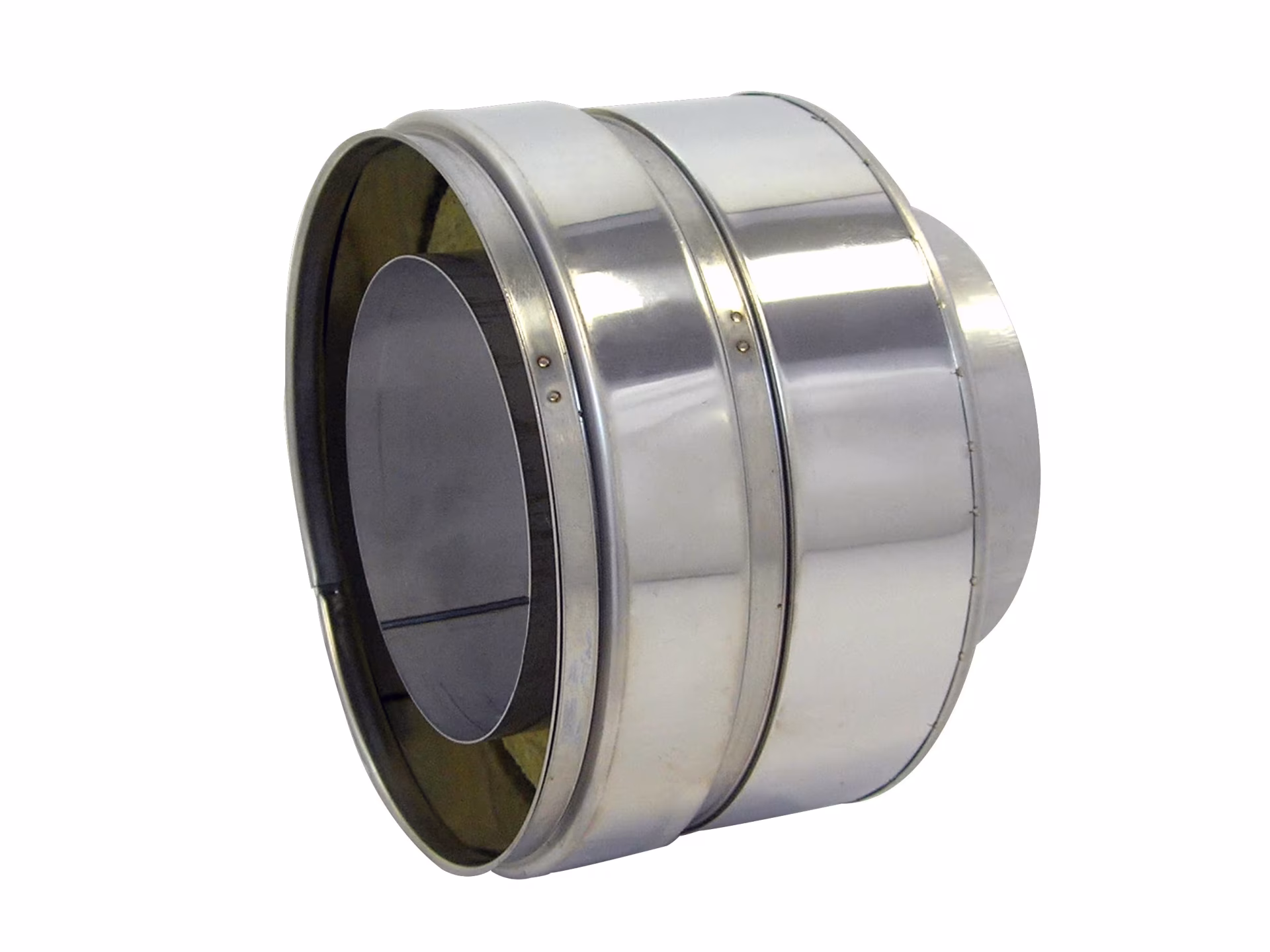 Giunto DW a doppia parete DW a doppia parete/EW D600 con fascetta di serraggio della categoria impianto di scarico in acciaio inox a doppia parete con l'articolo n. 670983