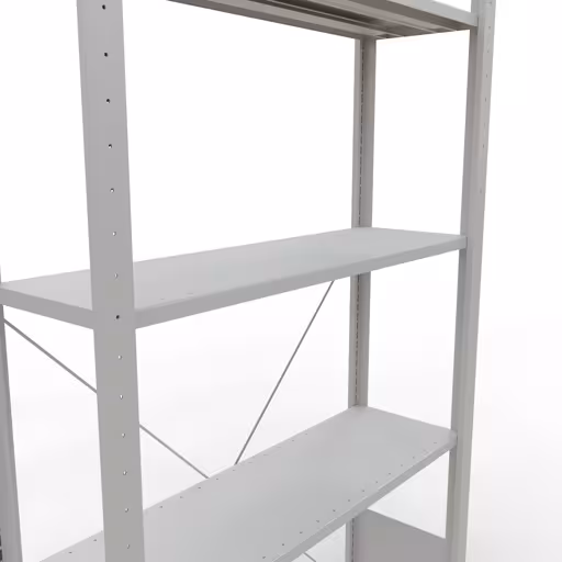 Figure n° 14 de l'article étagère de base, étagère, système enfichable MULTIplus150, 2000 x 1000 x 300 mm, 5 étagères, RAL 7035 gris clair du groupe de produits système enfichable de Schulte Lagertechnik