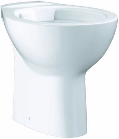 WC sur pied GROHE, à chasse d'eau profonde, en céramique, 39431, sans bride, sortie verticale, blanc alpin, de la marque Grohe WC sur pied GROHE Bau Keramik 39431, sans bride, sortie verticale, blanc alpin, de la catégorie WC sur pied, référence 6000519672