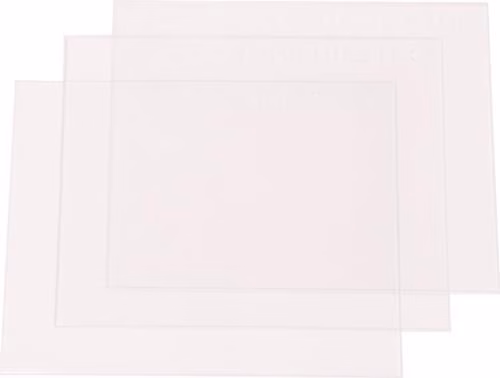 Visière intérieure large Weldmaster®, lot de 5 pour casques JAS 4000 370 490 129x64 mm, de la catégorie casques et visières de protection, référence 4000370494