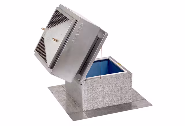 Base per tetto piano, inclinabile SOK 18 della marca Maico Base per tetto Maico per tetti piani, inclinabile Tipo tipo di tetto: tetto piano, inclinabile dalla categoria ventilatori da tetto con articolo n. 0093.1030