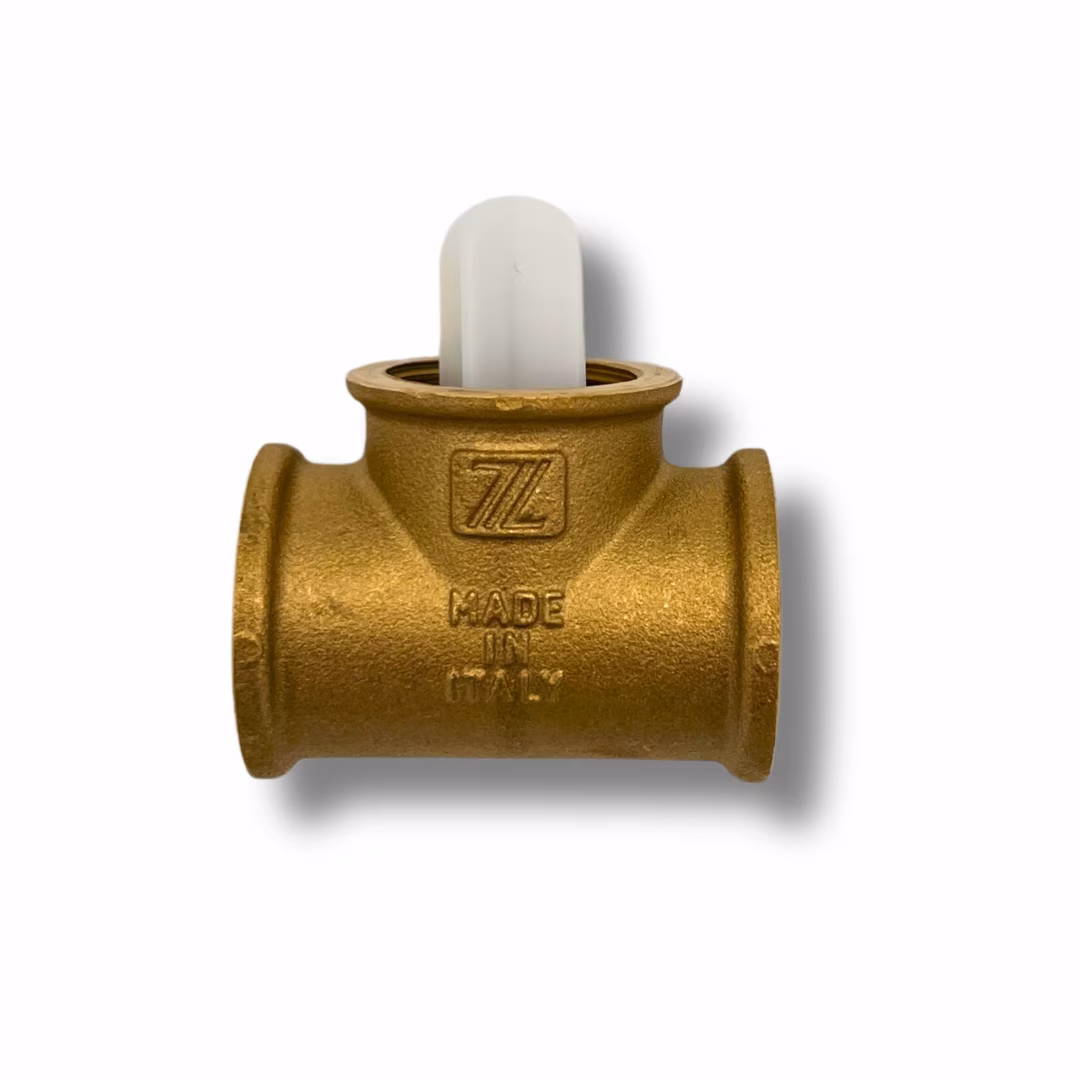Raccordo a T in ottone Zilio passante da 3/4" per vasi di acqua potabile della categoria Vasi di espansione con il numero di articolo MT20D