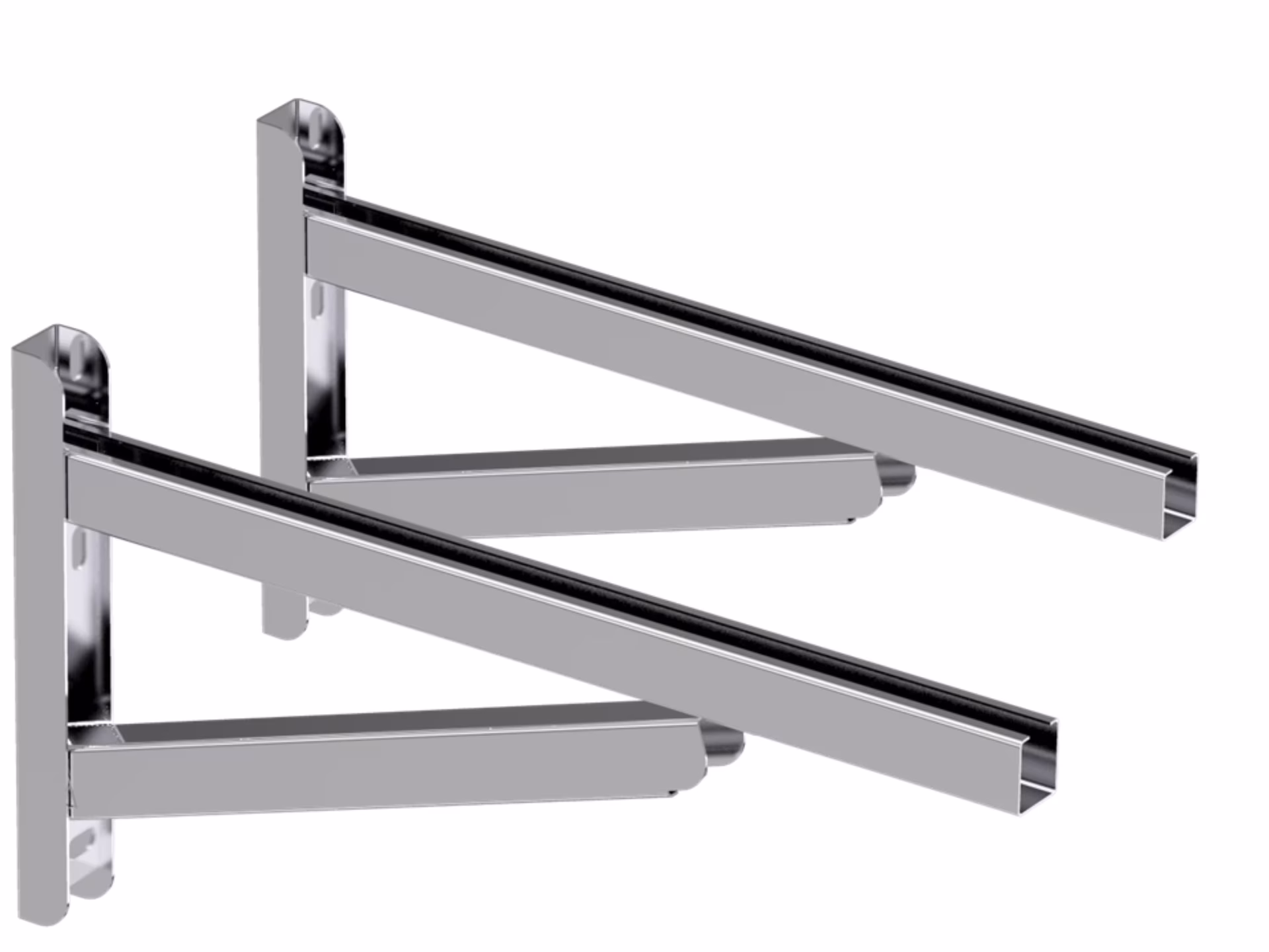 Supporto da parete CB AZ per gomito di collegamento lunghezza 620 VA della categoria sistemi di scarico fumi in plastica con articolo n. 761219