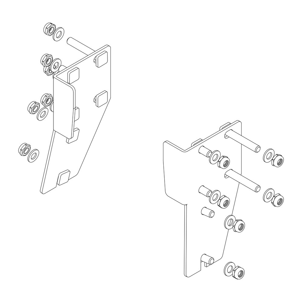 Kit di montaggio Munk per elemento di supporto della categoria Accessori e ricambi per attrezzature da arrampicata con numero di articolo 800016