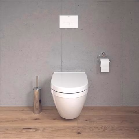 WC mural Duravit Starck 3 540 mm chasse d'eau basse, blanc