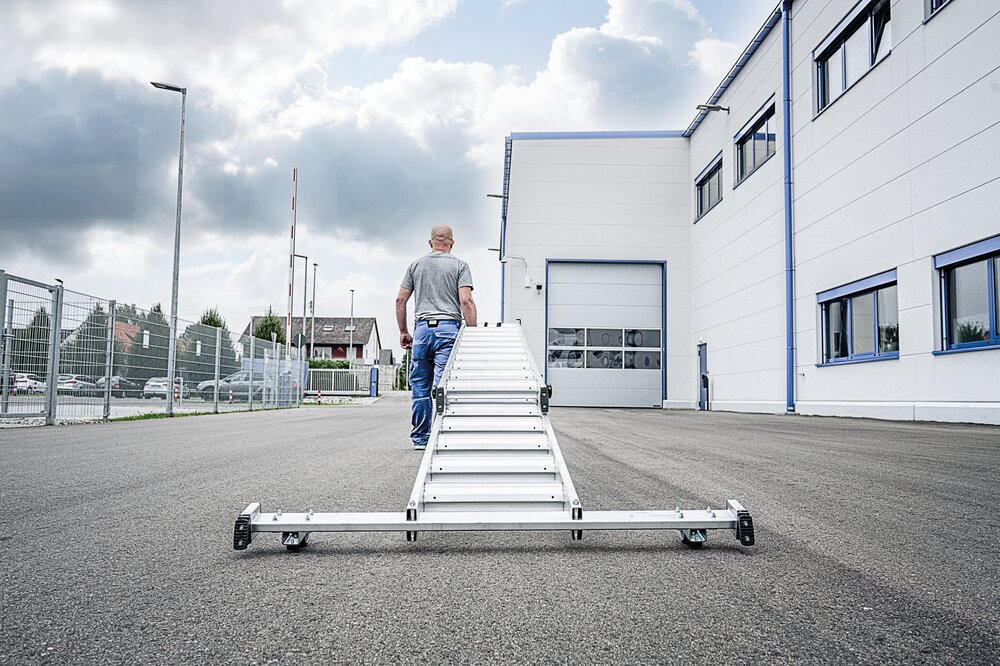 Munk roll-fix' Leiter-Rollen Ausführung werksseitige Montage