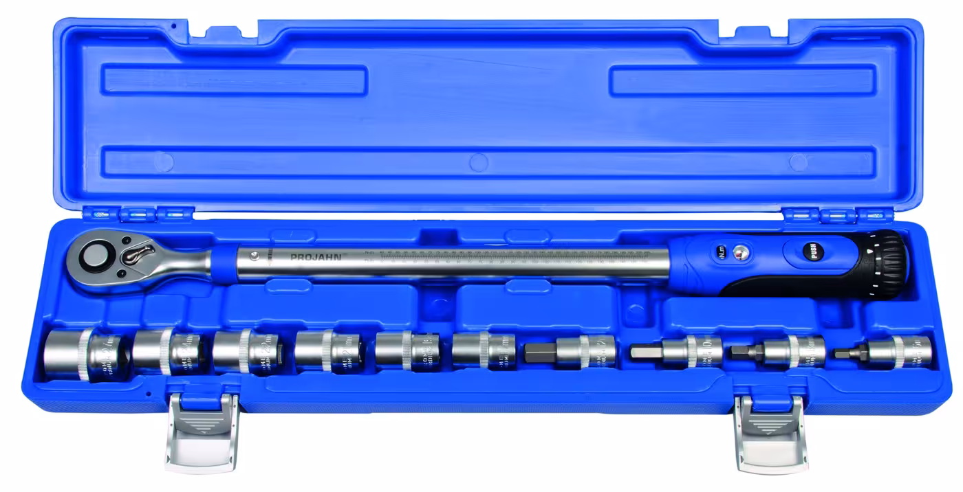 Immagine aggiuntiva dell'articolo Set di chiavi dinamometriche 1/2", 11 pezzi TORQUE-PROFI 200 40-200 Nm con inserti per chiavi dinamometriche