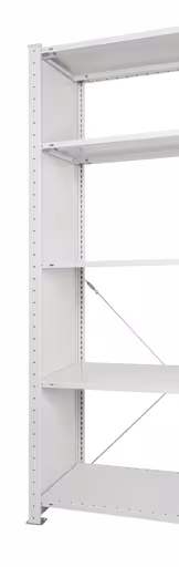 Telaio in lamiera piena con profilo a T MULTIplus 2000x400 mm, RAL 7035 grigio chiaro, premontato da Schulte Lagertechnik della categoria Sistema a innesto