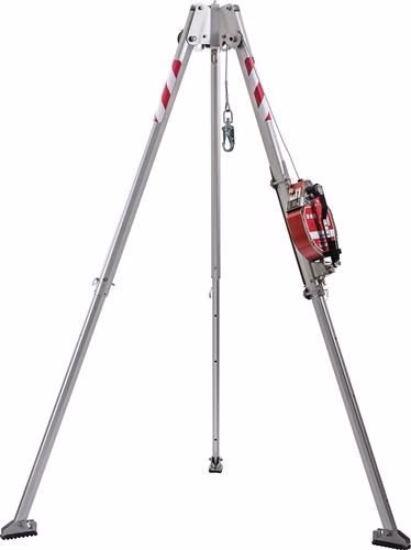 Trépied DuraHoist MightEvac EN 795:2002 Classe B EN 360 EN 1497 EPI III 16 + 14 kg de la marque Équipement de protection antichute et de sécurité Trépied DuraHoist MightEvac EN 795:2002 Classe B EN 360 EN 1497 EPI III 16 + 14 kg de la catégorie des systèmes de protection et d'arrêt de chute, référence 4000385175