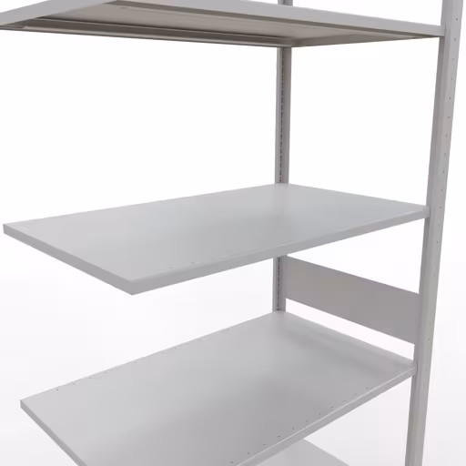 Rayonnage supplémentaire, étagère, système enfichable MULTIplus150, 3000 x 1000 x 600 mm, 7 étagères, gris clair RAL 7035 de Schulte Lagertechnik de la catégorie des systèmes enfichables