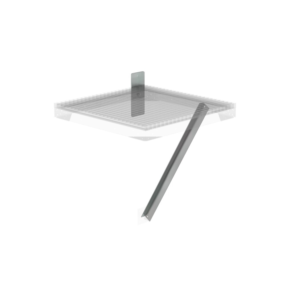 Piastra flangiata e puntone Munk per piattaforma estensibile dalla categoria Accessori e ricambi per attrezzature di accesso con numero di articolo 060954