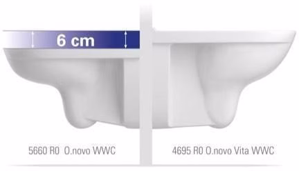 Detailbild 4056008 VILLEROY & BOCH WC di lavaggio ViCare senza bordo ViCare 360x595 mm ovale bianco alpino
