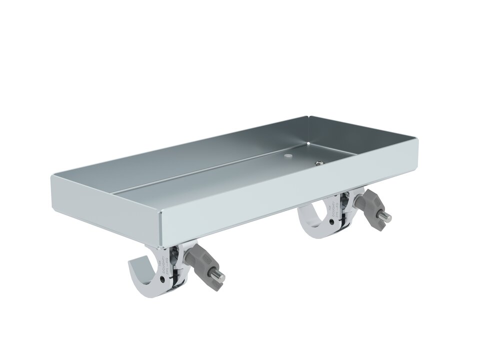 Vassoio portaoggetti Munk 500x220 mm campo di serraggio 38-51 mm di Günzburger Steigtechnik Vassoio portaoggetti Munk della categoria accessori e ricambi per attrezzature di accesso con numero di articolo 019274