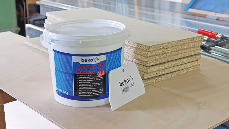 Colle blanche D3 blanc seau de 5 kg Sperrholz, Holz