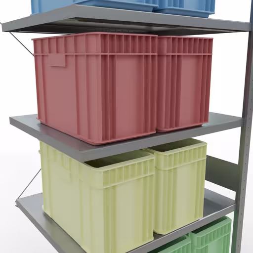 Rayonnage supplémentaire, étagère, système enfichable MULTIplus250, 3000 x 1000 x 800 mm (HxLxP), 7 étagères, traverse, galvanisé avec GTIN 4004514222473 Rayonnage supplémentaire, étagère, système enfichable MULTIplus250, 3000 x 1000 x 800 mm, 7 étagères, galvanisé de Schulte Lagertechnik avec le numéro d'article. 12987