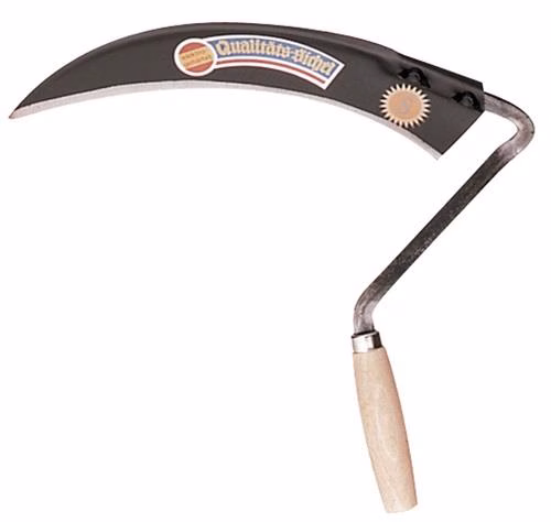 Lama di falce, lunga 340 mm, semiforgiata, con protezione del filo tagliente chiusa, marca ESW. Lama di falce, lunga 340 mm, semiforgiata, con protezione di taglio chiusa. ESW, categoria Zappe, rastrelli e piccoli attrezzi, codice articolo 4000815691