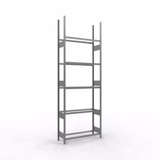 Rayonnage de base, rayonnage à roues/pneus, 3500 x 1200 x 400 mm, galvanisé, 5 niveaux de stockage avec une charge de compartiment de 150 kg par niveau de Schulte Lagertechnik Étagère de base, étagère pour roues/pneus, 3500 x 1200 x 400 mm, galvanisée, 5 niveaux de rangement avec 150 kg de charge de compartiment par niveau, stockage de pièces automobiles, réf. 20782