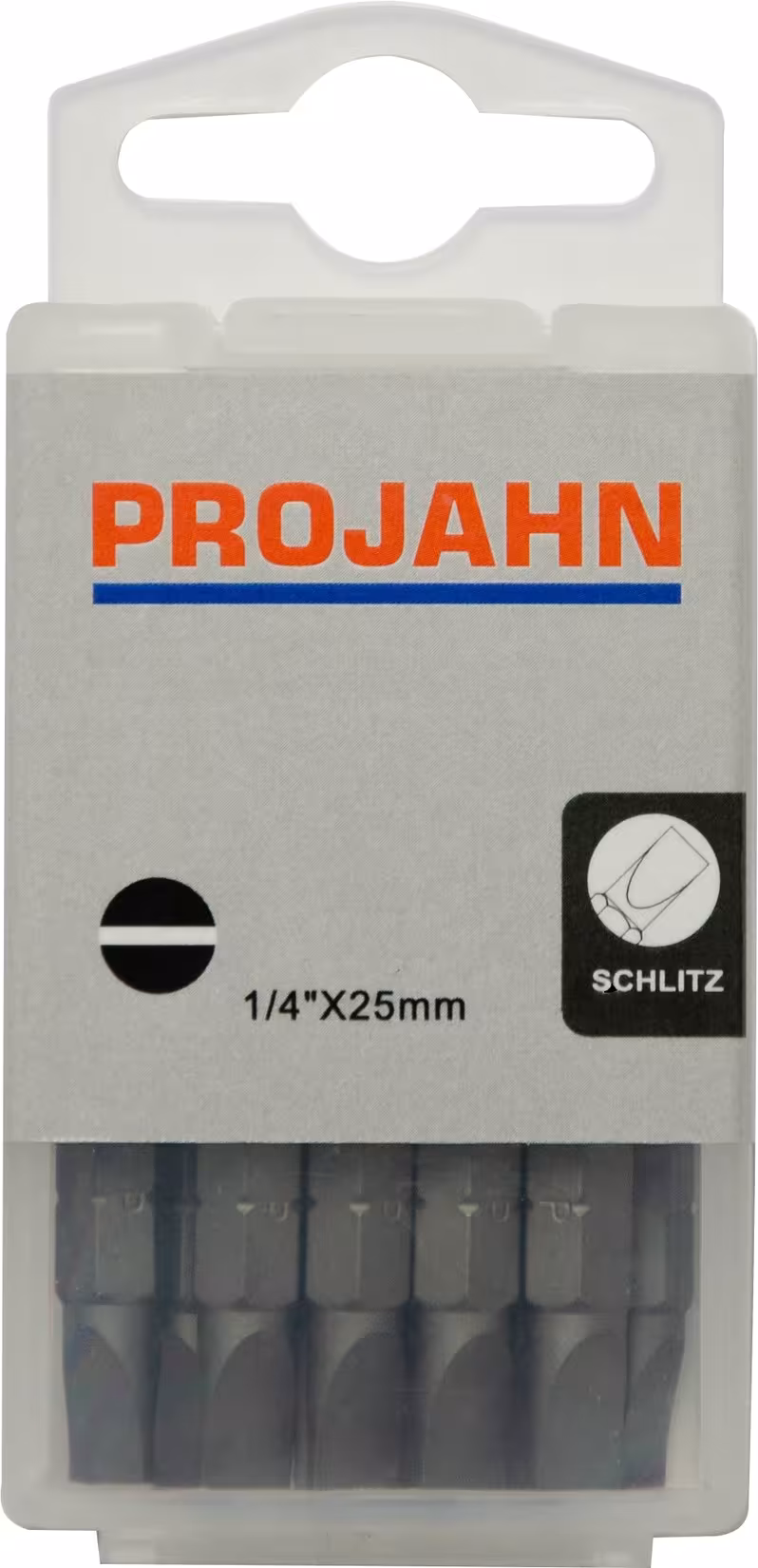 Punta 1/4" L25 mm fessura 8,0 x 1,6 mm confezione da 10 della marca PROJAHN dalla categoria accessori per macchine